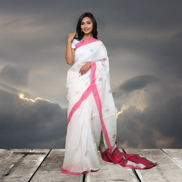 Hand block printed sarees