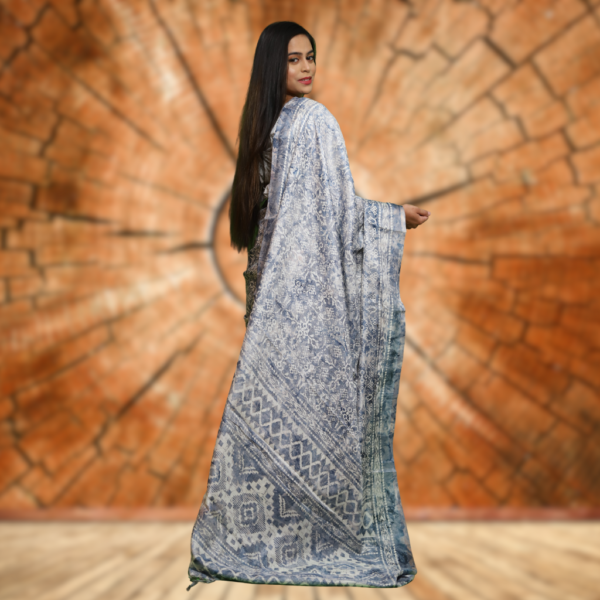 Ethnic jute silk sarees