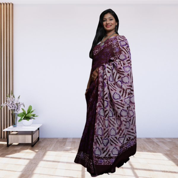 Traditional Bagru print sarees