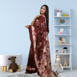 Buy jute silk saree