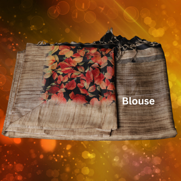 Jute silk saree online shopping