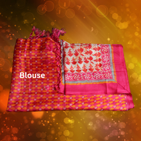 Ethnic jute silk sarees